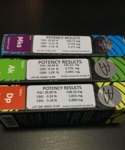 5 Packs Bhang Naturals Hybrid Cartridges