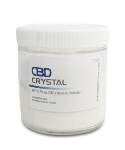 200 Grams (200,000 milligrams) of 99+% CBD Crystal™ Isolate "Powder"