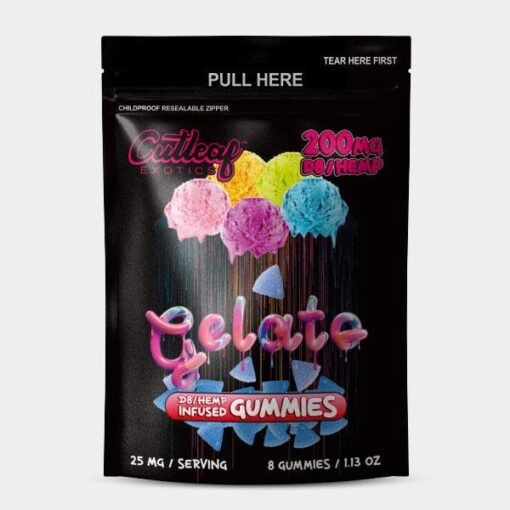 Cutleaf Exotics Delta 8 Gummies 200mg