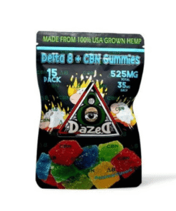 Dazed Delta 8 + CBN Gummies 525mg