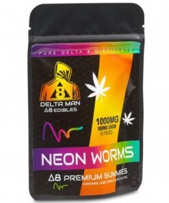 Delta Man Delta 8 Neon Gummy Worms