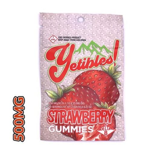 Yetibles Delta 8 Gummies 10 Count (500mg)