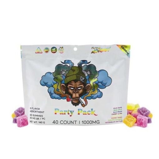 Flying Monkey Delta 8 Gummies Party Pack 40ct 1000mg (0)
